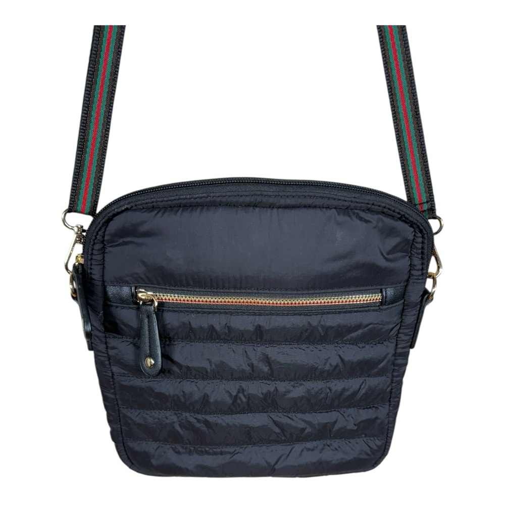 Sondra Roberts Black Puffer Bag‎